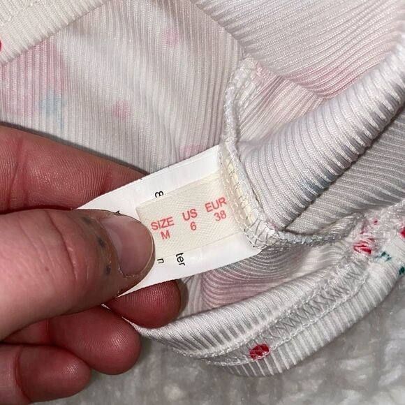 Strawberry Halter Crop Top Size M - Picture 2 of 2